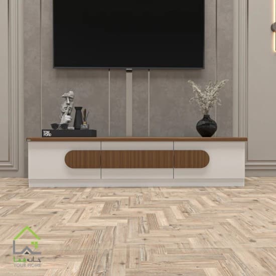 میز تلویزیون کنسولی درب کمدی