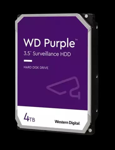 هارد دیسک اینترنال 3.5 اینچ وسترن دیجیتال مدل Purple 256MB ظرفیت 4 ترابایت