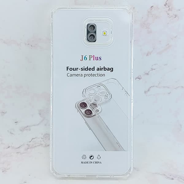 قاب گوشی سامسونگ Galaxy J6 PLUS مدل ژله ای شفاف