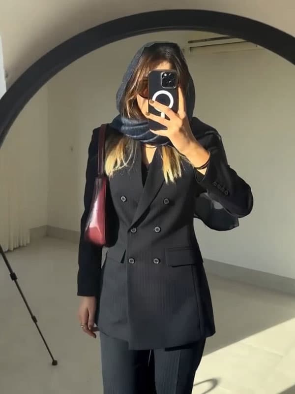 کت و شلوار و ژیله زنانه مدل افسون