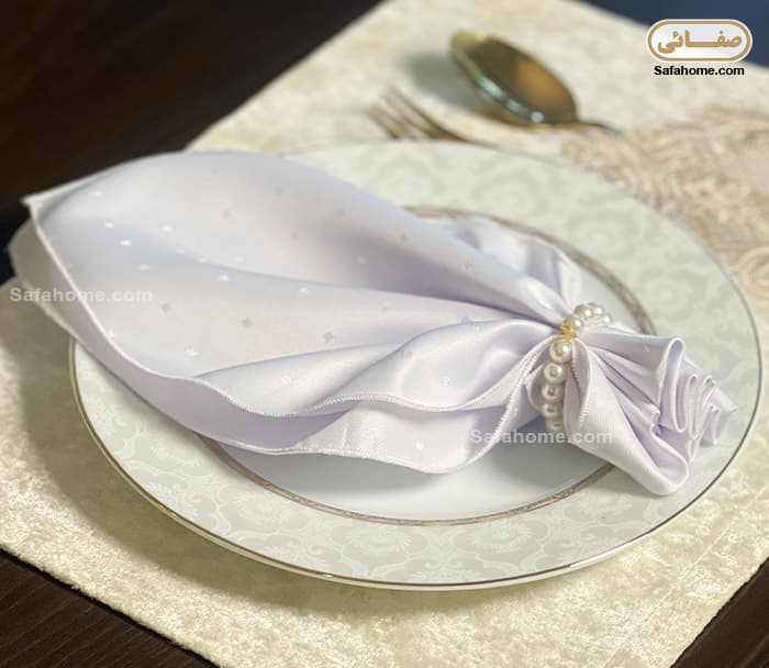 دستمال سفره صفاهوم مدل والنتینو ضد لک