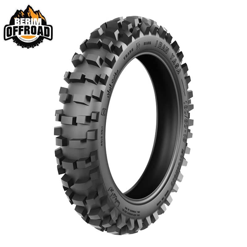 لاستیک موتور کراس ایران یاسا سایز 18-130/80