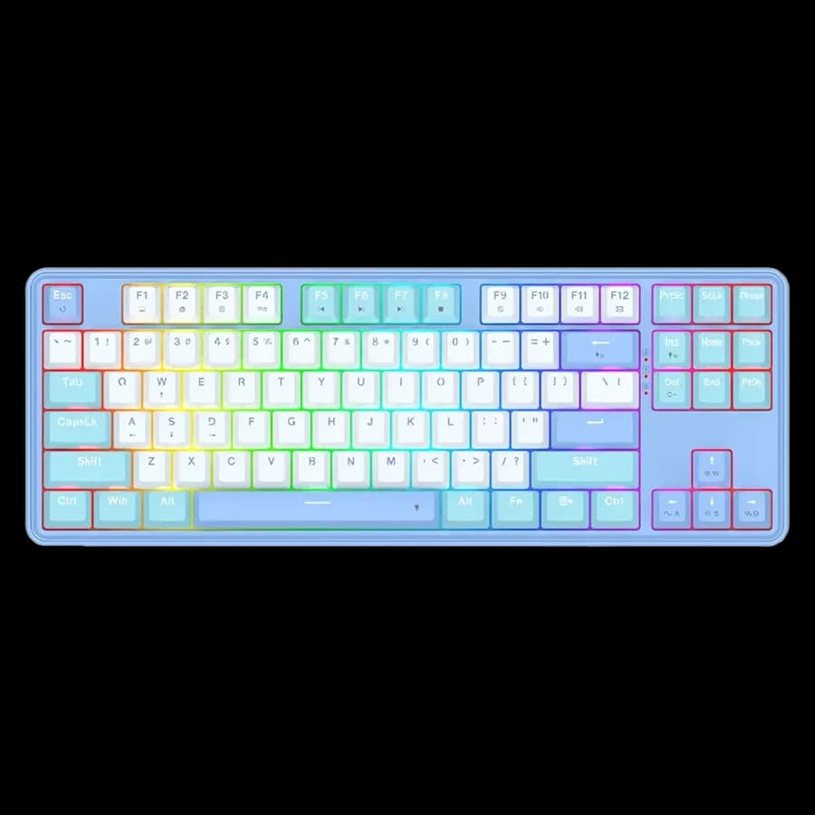 کیبورد مکانیکال گیمینگ ردراگون STAR BLADE K707 WBB