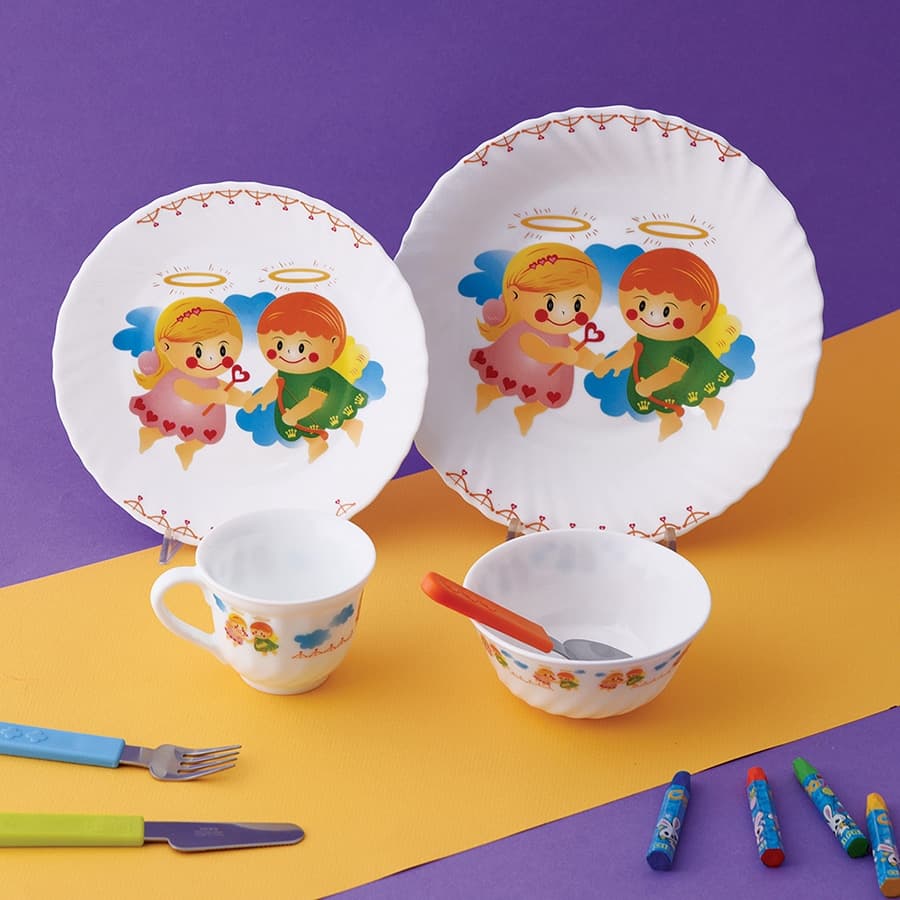 سرویس غذاخوری 5 تکه کودک پارس اپال کودک آنجل 655