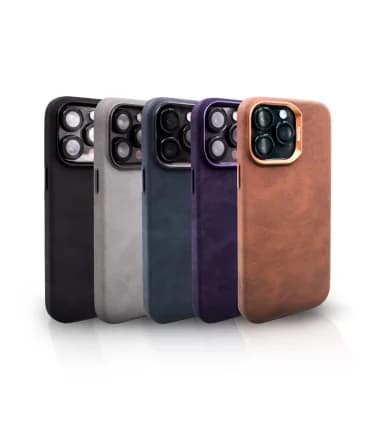 قاب چرمی مگسیف دار مک کوی ایفون 13 پرو ENORMOUS LEATHER MAGSAFE CASE MACCOY IPHONE 13 PRO