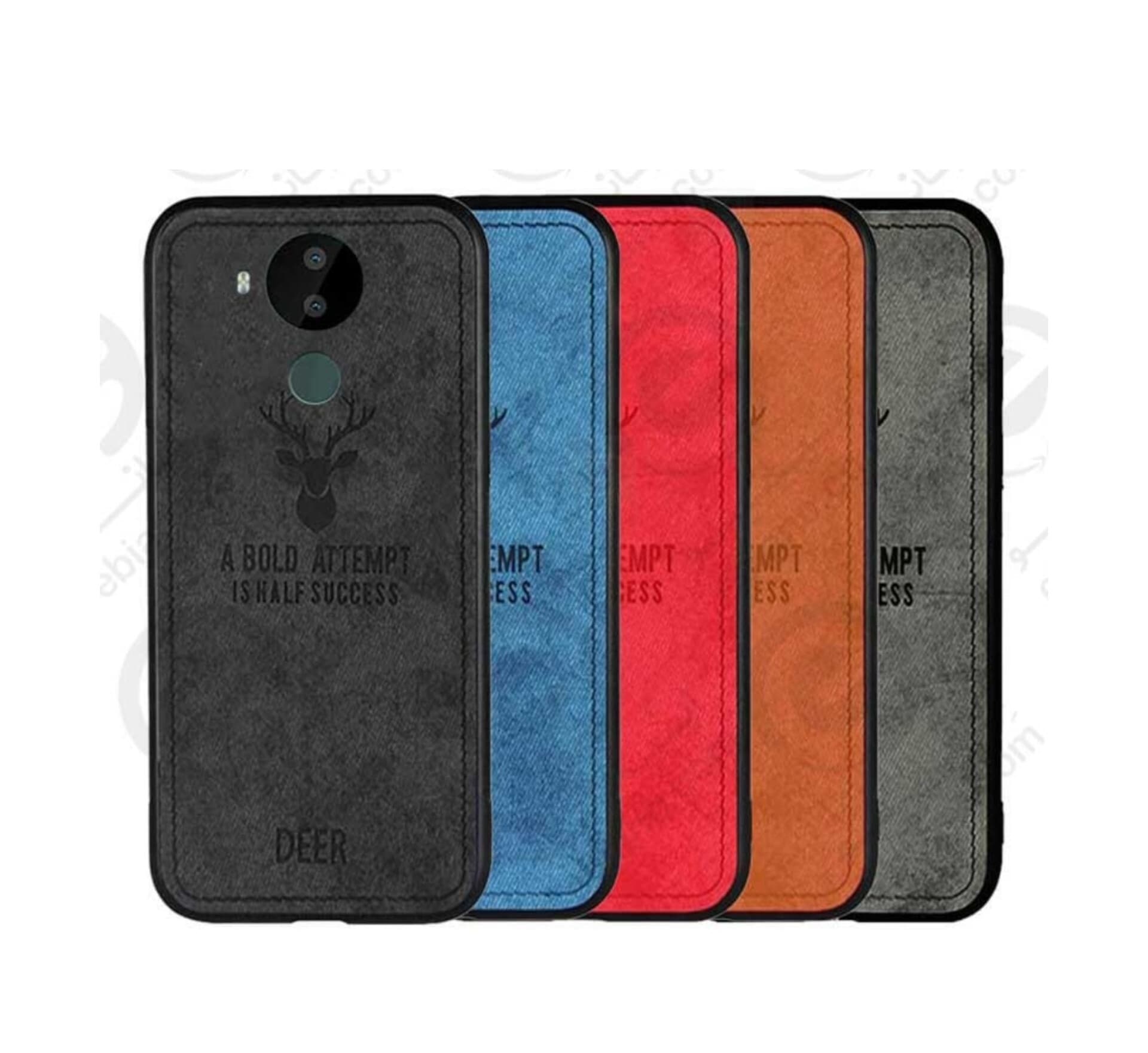 کاور چرمی پارچه ای طرح گوزن گوشی نوکیا 5 / Deer Case Nokia C30