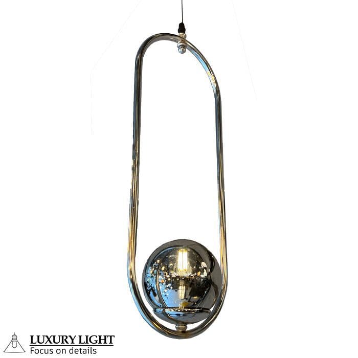 لوستر مدرن بیضی تک حباب