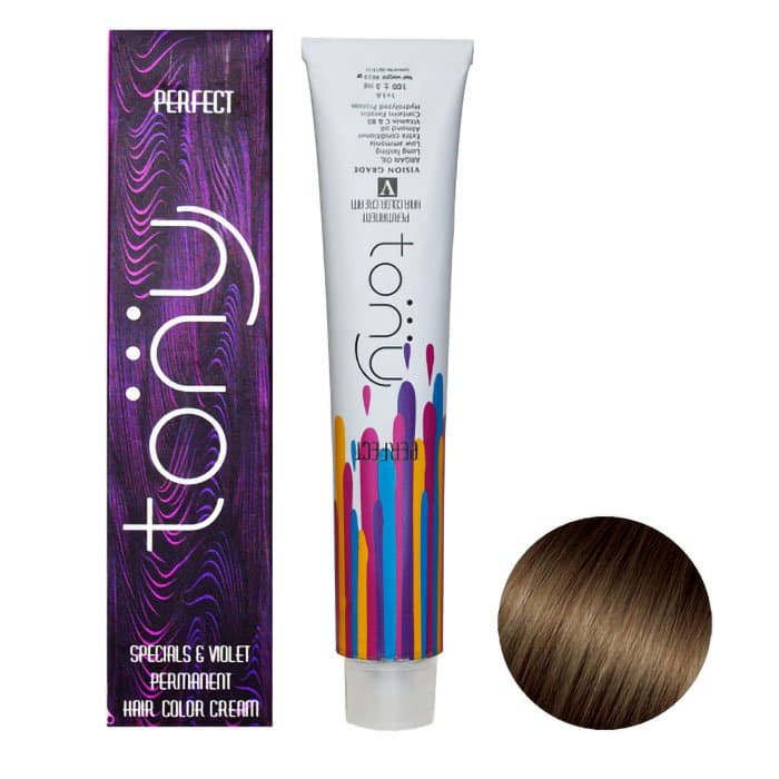 رنگ مو بلوند شکلاتی تیره 6.77 تونی