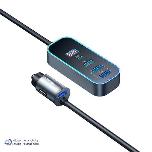 شارژر فندکی 5 پورت 107 وات مک دودو مدل CC-190