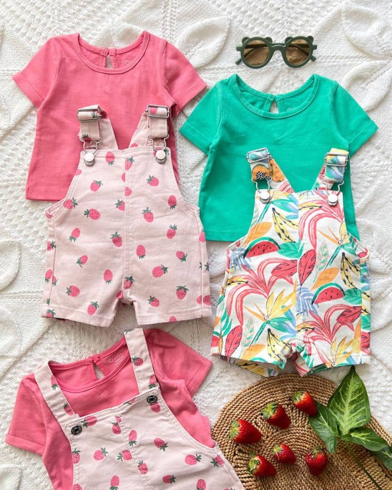 ست بیلر و تیشرت توت فرنگی ، هاوایی primark