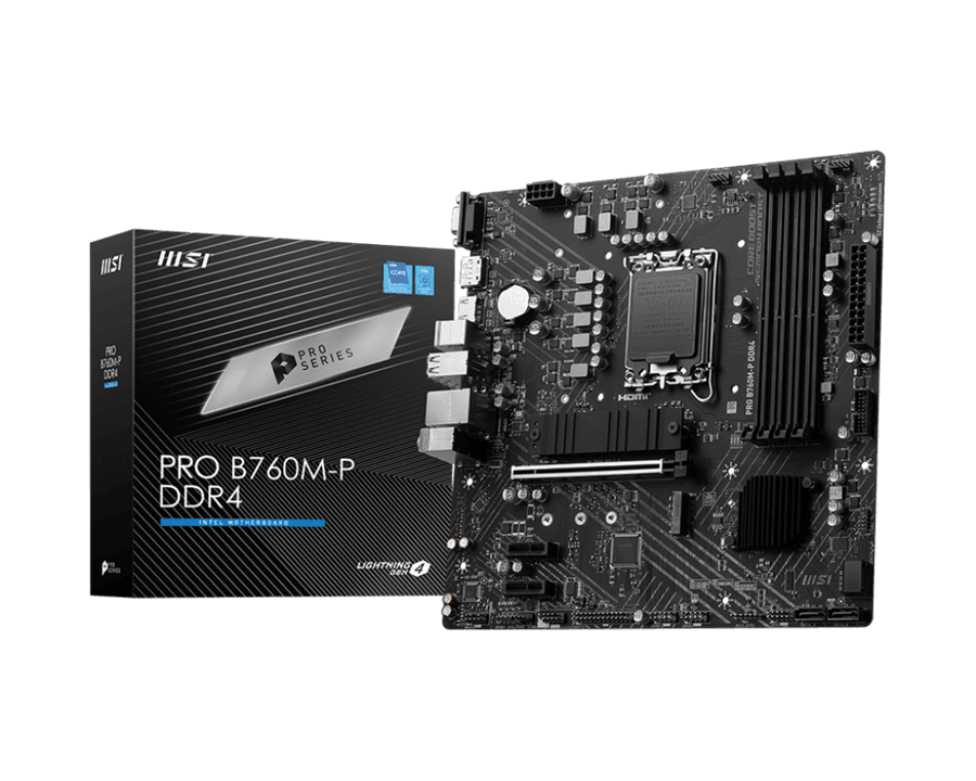 مادربرد ام اس آی مدل PRO B760M-P DDR4 سوکت 1700
