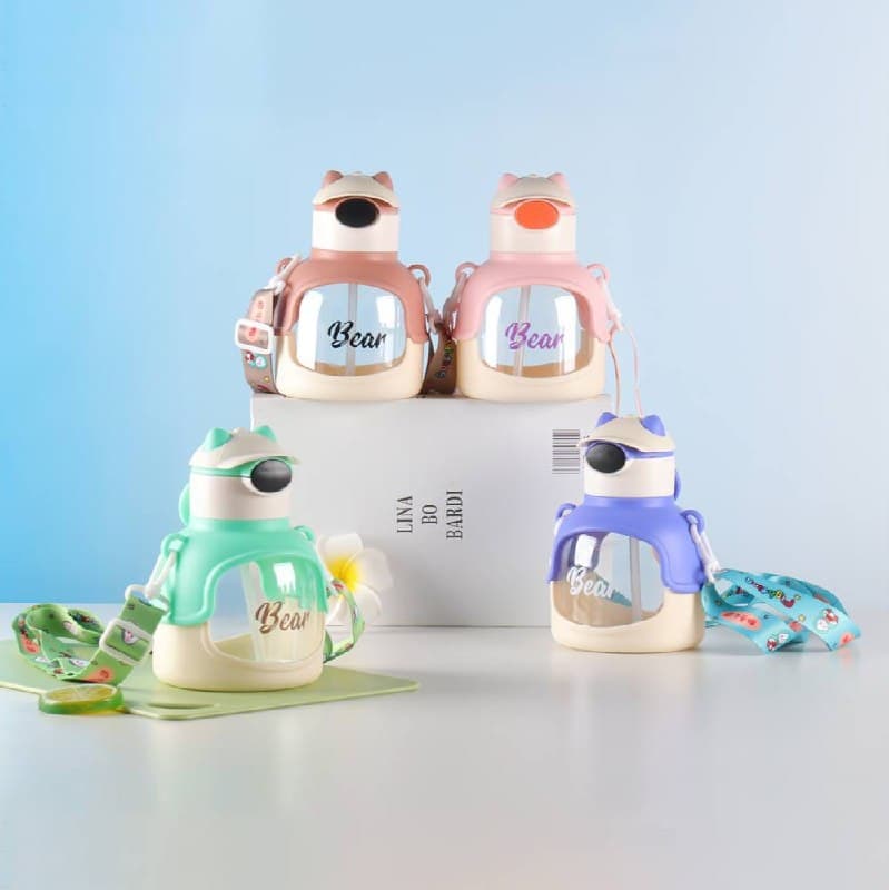 قمقمه پلاستیکی مدل خرسی 750 میل کد4608