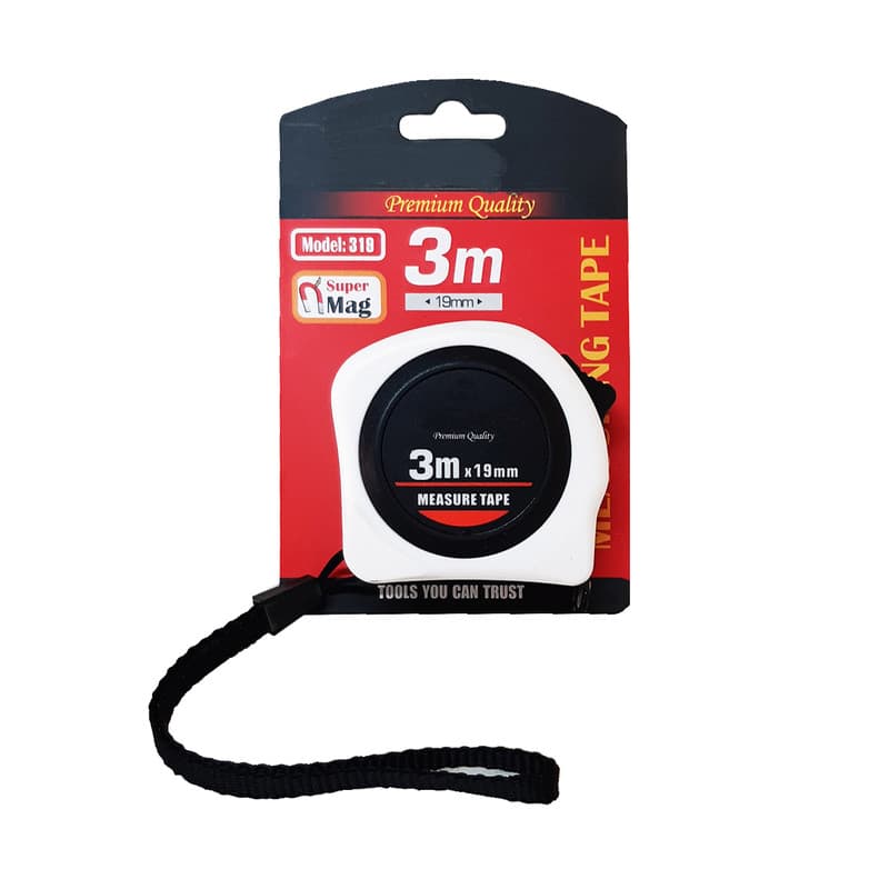 متر 3 متری سفید مشکی تیوان کد AT-03