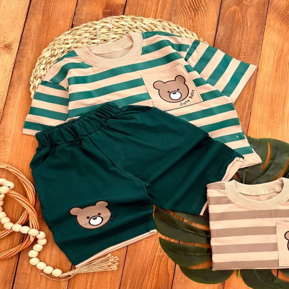 تیشرت شلوارک تدی کد 3079