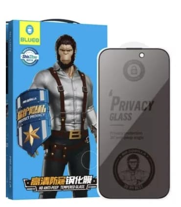 گلس پرایویسی بلو ایفون 15 Blueo HD Privacy Tempered Glass Iphone 15