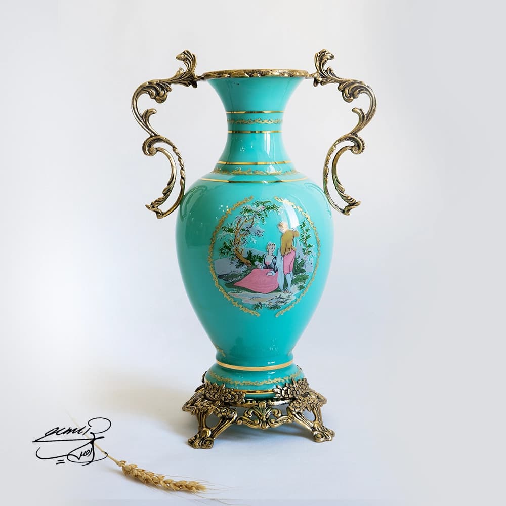 گلدان رومیزی برنزی 0351