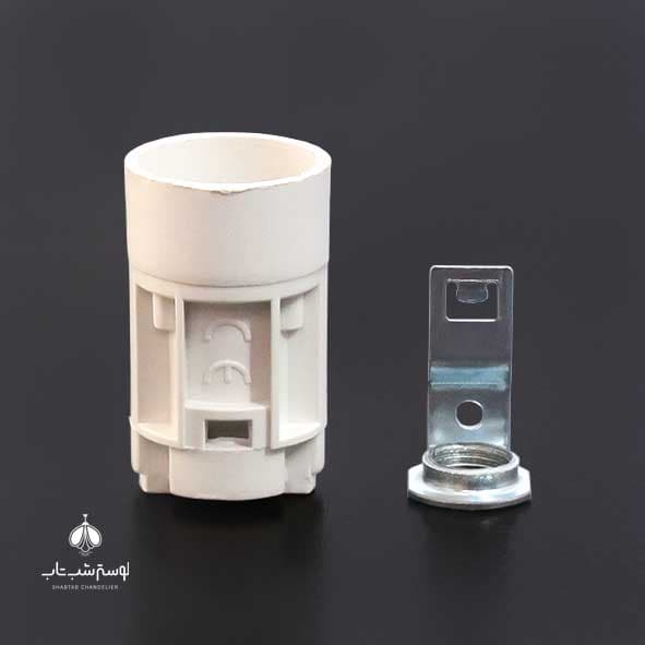 سرپیچ شمعی e14 پایه فلزی کوتاه چینی 53mm
