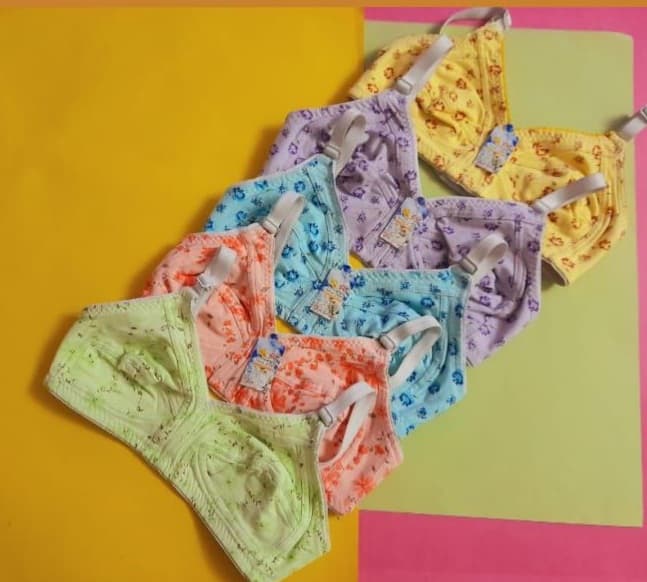 سوتین نخی دخترانه سایز کوچیک سایزیک