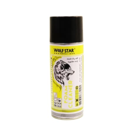 اسپری کف پاک کننده چند منظوره 400ml مارک WOLF STAR