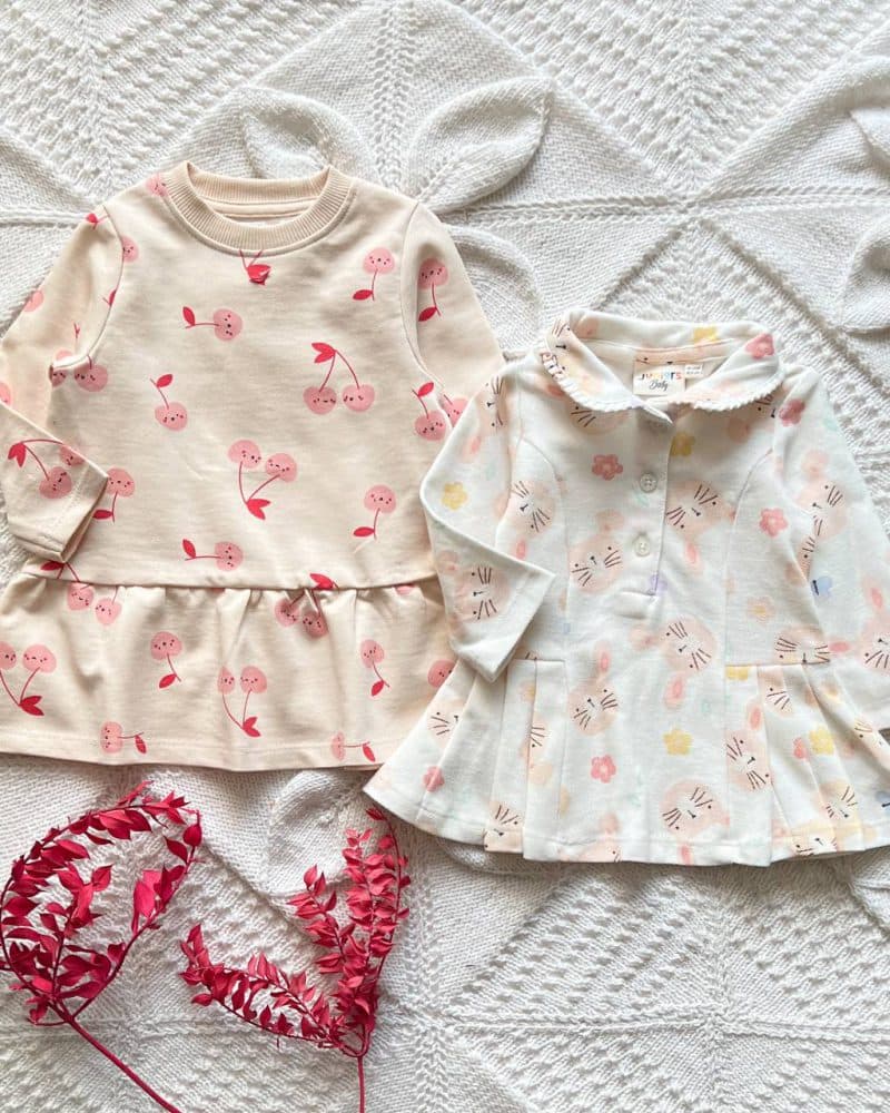 پیراهن دورس و جودون گیلاسی ، خرگوش junior , sinsay