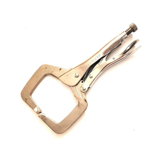 انبر قفلی درجه یک استوک C شکل HOSHKRسایز 10 اینچ