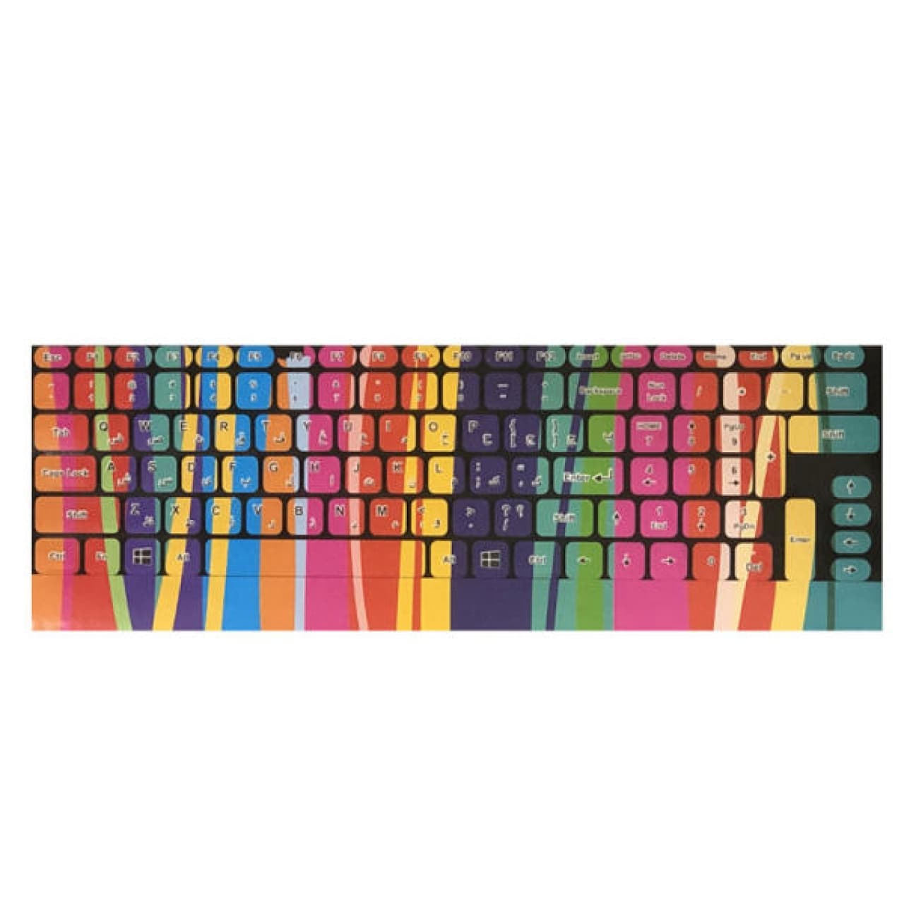 لیبل کیبورد استیکر صفحه کلید رنگی