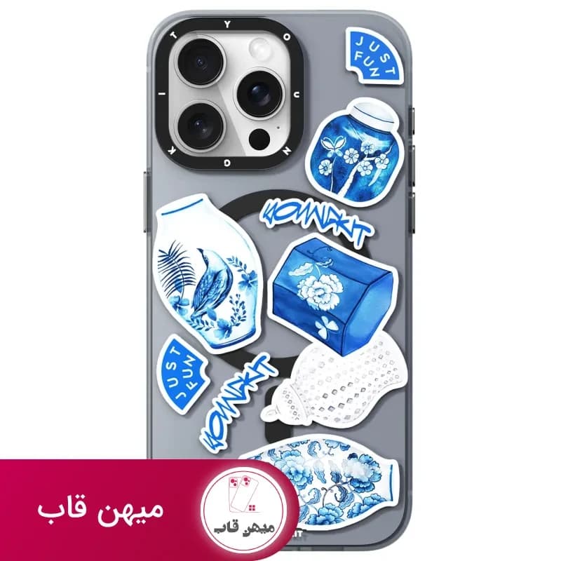قاب گوشی آیفون یانگ کیت Porcelain Blossom Magsafe Iphone - کد (۸۸۹۷۵)