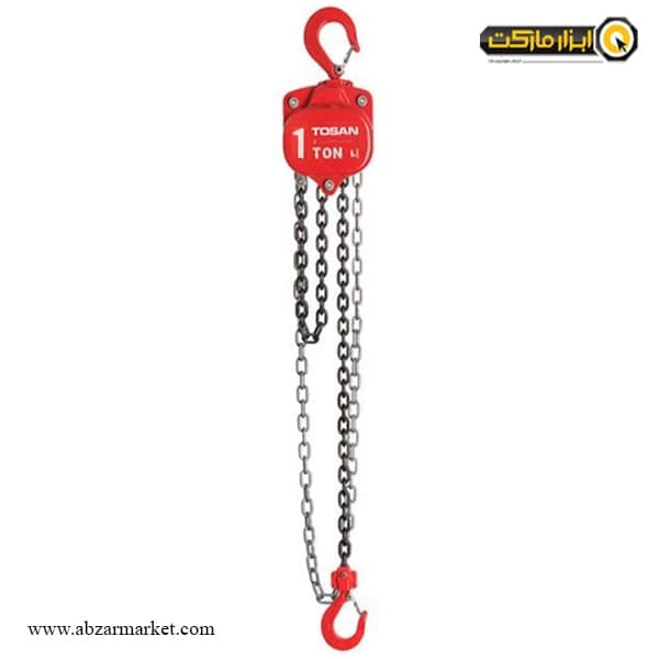 جرثقیل زنجیری توسن 1 تن مدل 2010CB