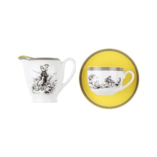 سرویس چینی زرین 6 نفره چای خوری ویلیج (17 پارچه)