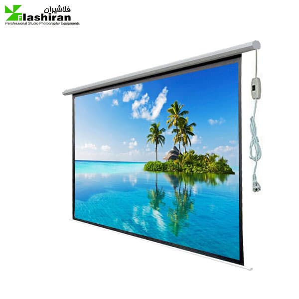 پرده نمایش آویز موتور دار SCOPE سایز 300x300 سانتیمتر