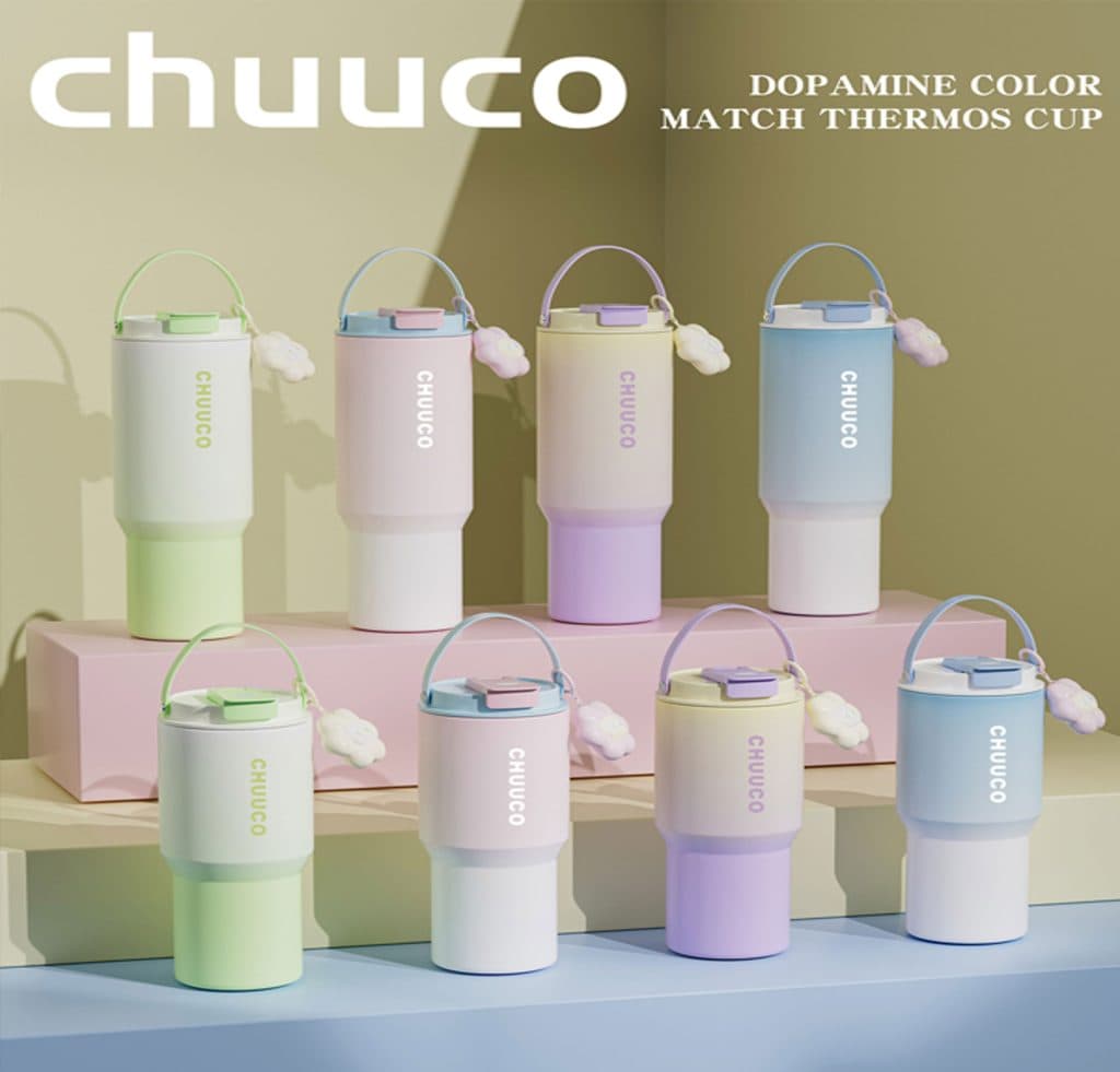 تراول ماگ فانتزی درجه یک 600 میلی لیتر مدل CHUUCO پرنس هوم کد TJ134-7-19