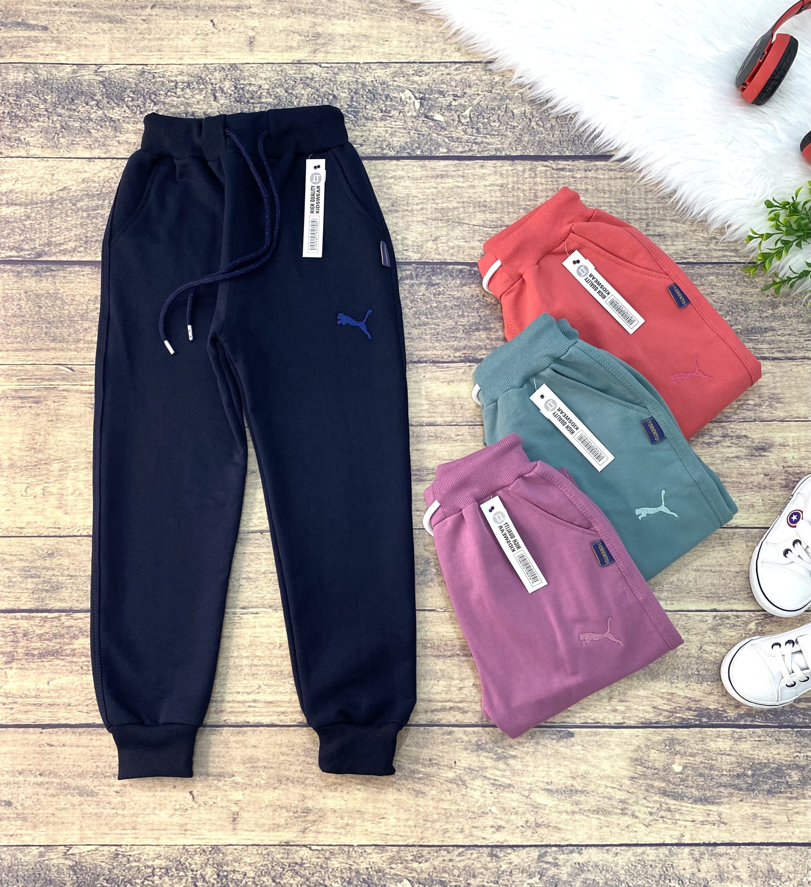 شلوار اسلش رنگی تورنتو گلدوزی پوما