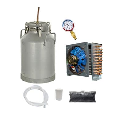 دستگاه تقطیر و عرق گیری 100 لیتر با خنک کننده برقی