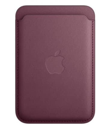 کیف پول مگسیفدار اپل مدل iPhone FineWoven Wallet | رنگ زرشکی