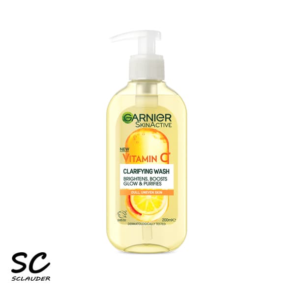 ژل شستشوی ویتامین سی گارنیر Vitamin C روشن کننده حجم 200 میلی لیتر