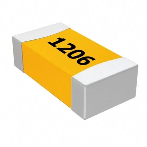 خازن 1206B102M501CT SMD پکیج 1206 با ظرفیت 10 نانوفاراد -