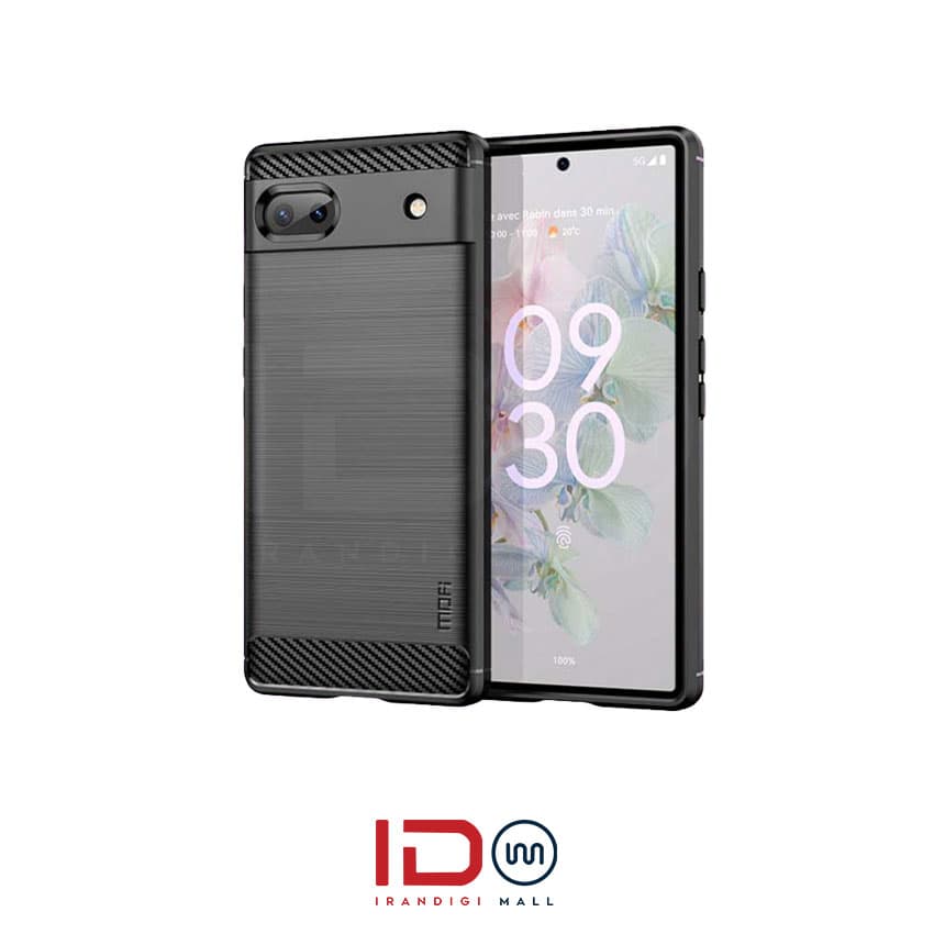 قاب فیبر کربن گوشی گوگل مدل GOOGLE PIXEL 6A برند rugged armor