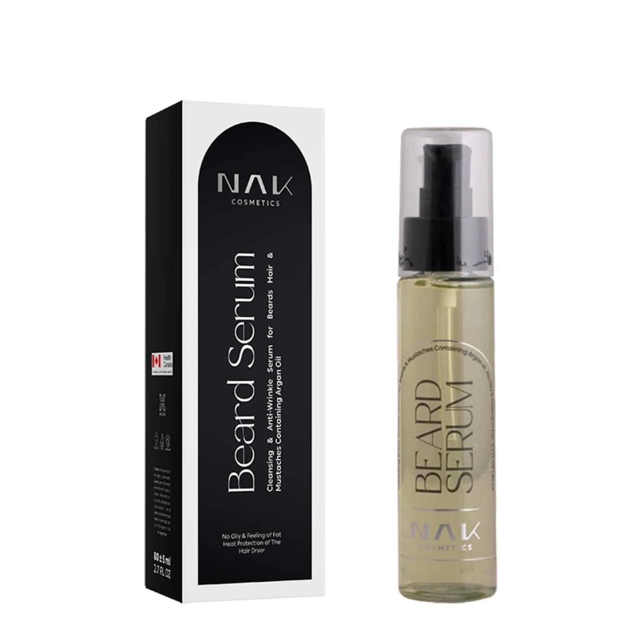 سرم صاف کننده و ضد وز ریش ناک مدل آرگان حجم 80 میل