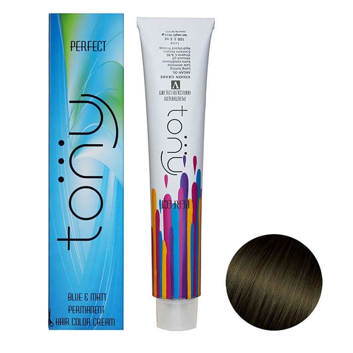 رنگ مو قهوه ای زیتونی روشن 5.2 تونی