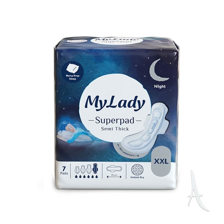 نوار بهداشتی سوپر پد نیمه ضخیم اینستنت درای مای لیدی