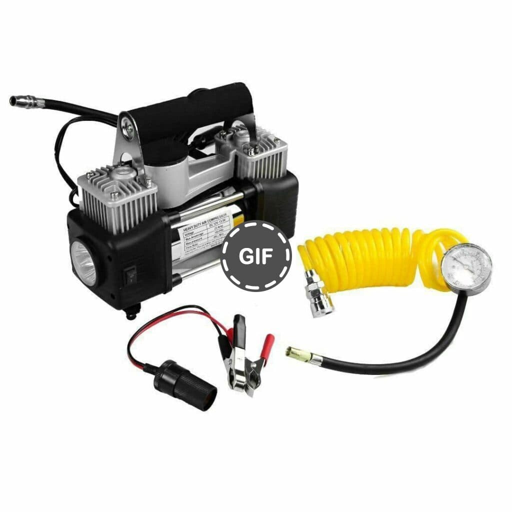 پمپ باد فندکی کمپرسور هوا برق خودرو 2 سیلندر کمل اصلی Camel مدل 628-4X4