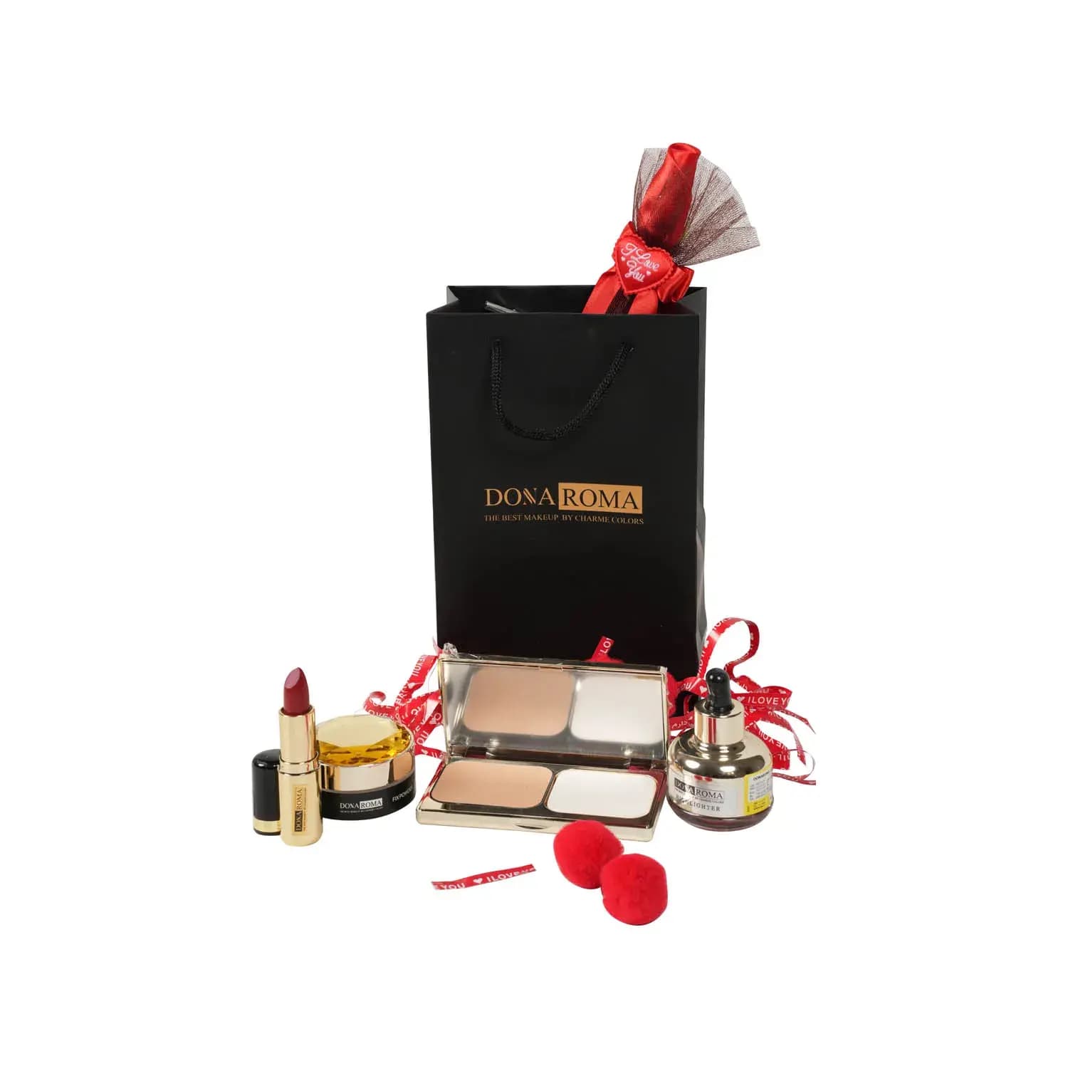 پک هدیه لوازم آرایشی دونا روما کد 2