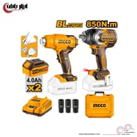 ست بکس شارژی براشلس و سشوار صنعتی شارژی اینکو مدل COSLI240489