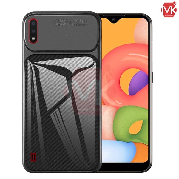 قاب محافظ سامسونگ Carbon Fiber Auto Focus Case | Samsung A01