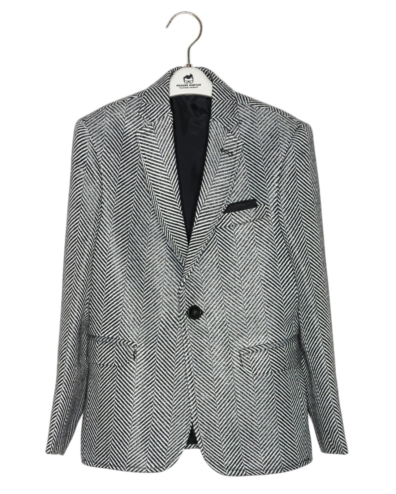 کت تک کج راه پسرانه مشکی