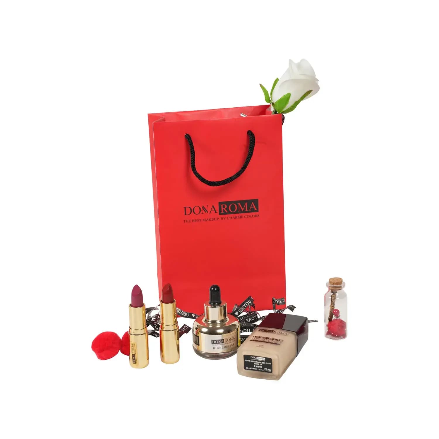 پک هدیه لوازم آرایشی دونا روما کد 1