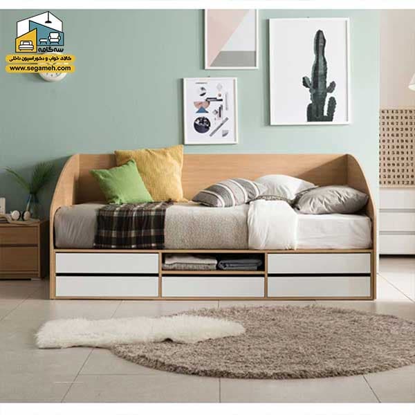 تخت خواب یک نفره کد BSP30