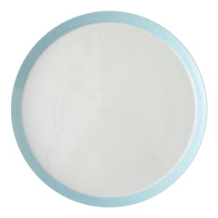 دیس گرد 33 سانتیمتری پاستل آبی