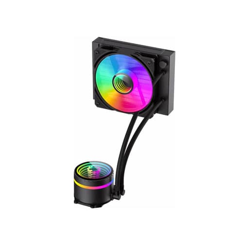 خنک کننده پردازنده گیم مکس Gamemax IceBurg Infinity 120 black رنگ مشکی GameMax IceBurg Infinity 120 Black Liquid Processor Cooling