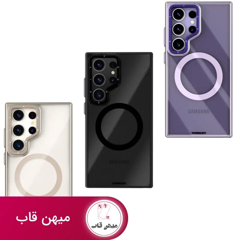 قاب گوشی یانگ کیت Crystal Grid Non Yellowing - کد (۵۶۱۴۶)